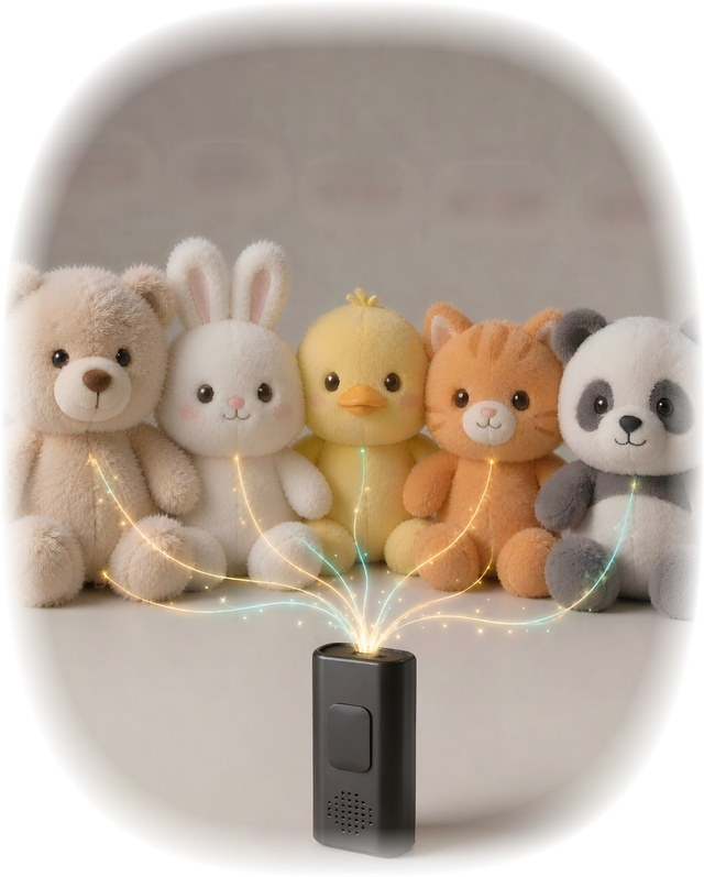 AI 玩具机芯 · 毛绒陪伴终端
